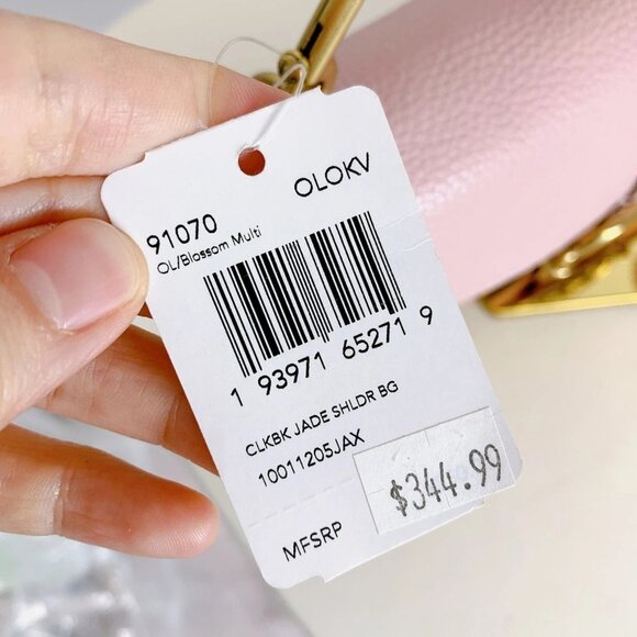 Coach 91070 Small Jade Shoulder Bag in Colorblock Blossom Multi - Picture 9 of 9